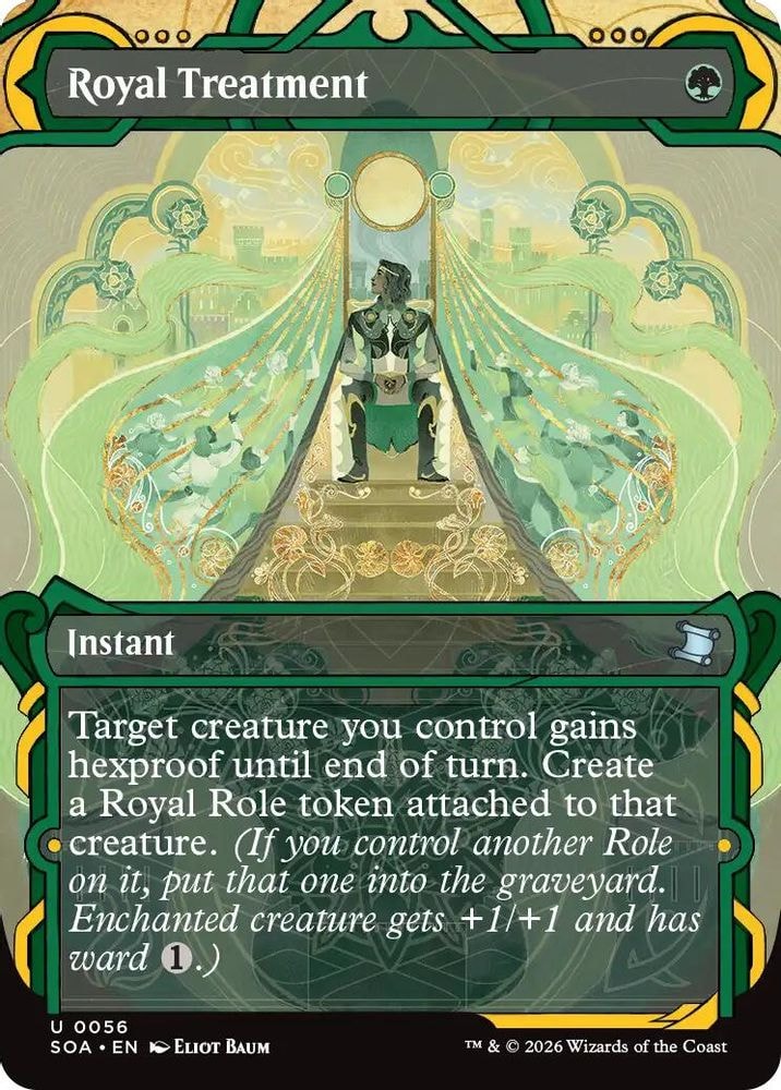 2026 Magic: The Gathering: Secrets of Strixhaven: Mystical Archive (SOA) - Royal Treatment (#56, Uncommon)