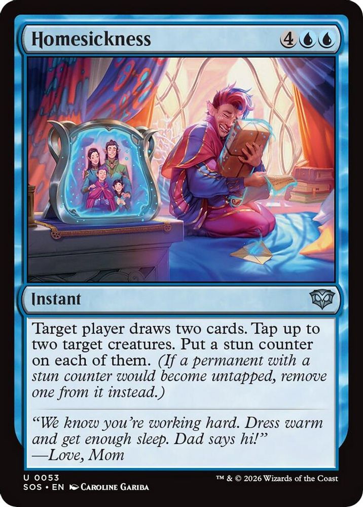 2026 Magic: The Gathering: Secrets of Strixhaven (SOS) - Homesickness (#53, Uncommon) (, Near Mint)