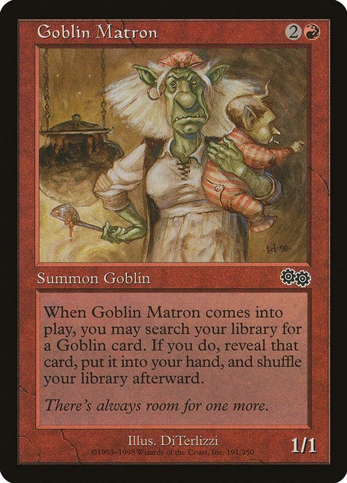 1998 Magic: The Gathering: Urza's Saga (USG) - Goblin Matron (#191, Common) (, Near Mint)