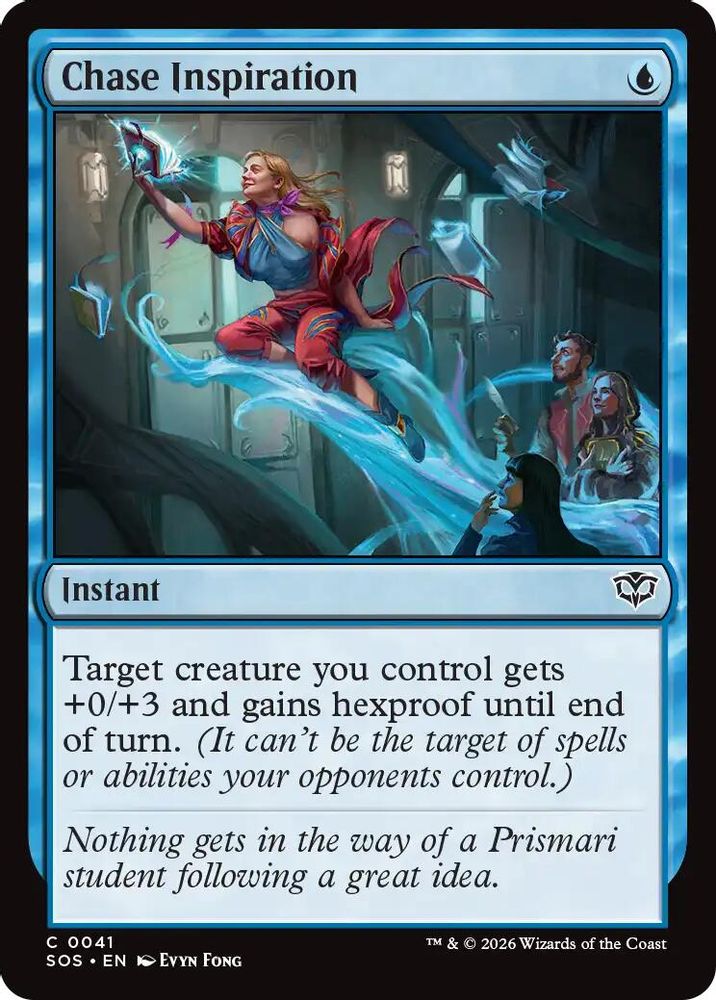 2026 Magic: The Gathering: Secrets of Strixhaven (SOS) - Chase Inspiration (#41, Common)