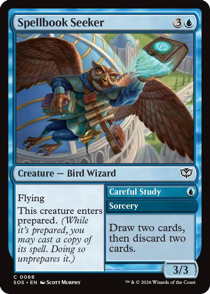 2026 Magic: The Gathering: Secrets of Strixhaven (SOS) - Spellbook Seeker (#68, Common) (, Near Mint)