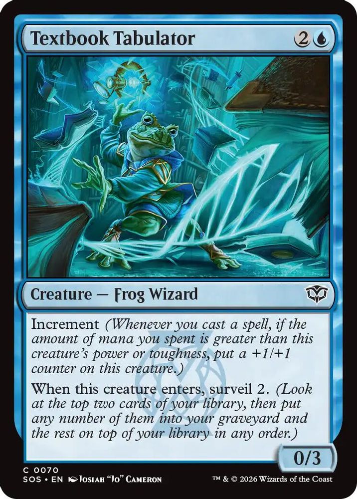 2026 Magic: The Gathering: Secrets of Strixhaven (SOS) - Textbook Tabulator (#70, Common) (, Near Mint)
