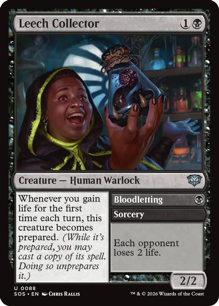 2026 Magic: The Gathering: Secrets of Strixhaven (SOS) - Leech Collector (#88, Uncommon) (Foil, Near Mint)
