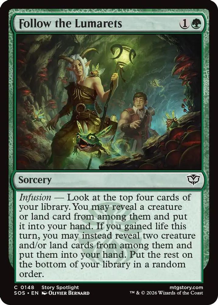 2026 Magic: The Gathering: Secrets of Strixhaven (SOS) - Follow the Lumarets (#148, Common) (, Near Mint)