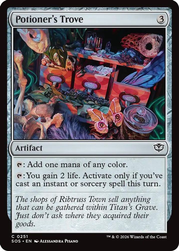 2026 Magic: The Gathering: Secrets of Strixhaven (SOS) - Potioners Trove (#251, Common) (, Near Mint)