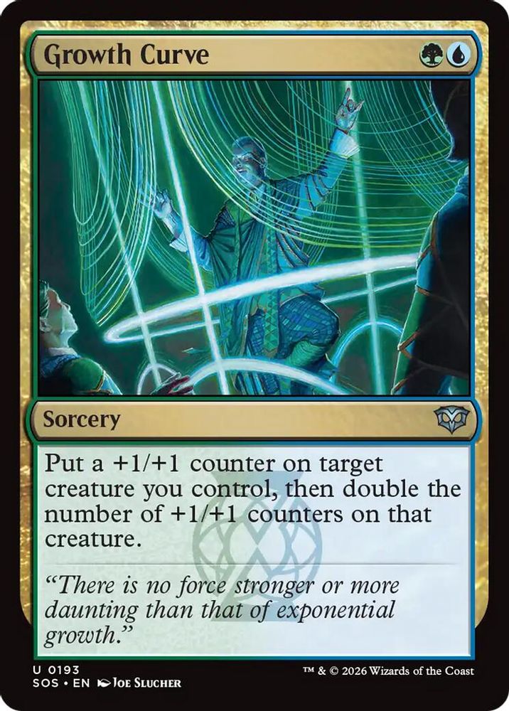 2026 Magic: The Gathering: Secrets of Strixhaven (SOS) - Growth Curve (#193, Uncommon) (, Near Mint)