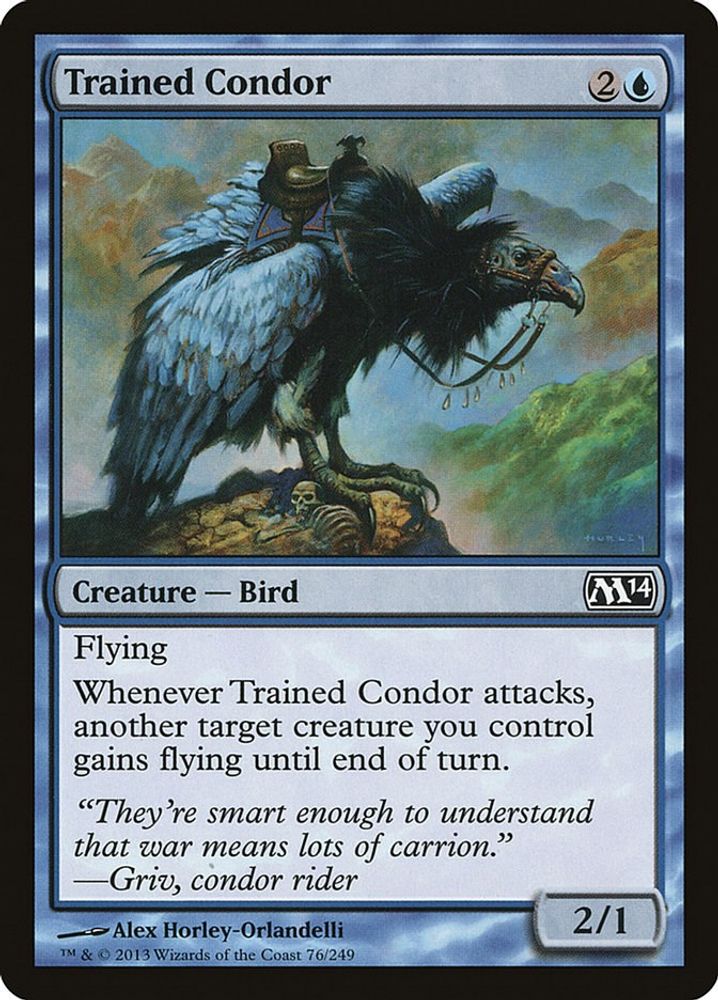 2013 Magic: The Gathering: Magic 2014 (M14) (M14) - Trained Condor (#76, Common) (Foil, Near Mint)