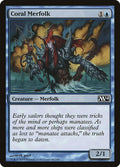 2013 Magic: The Gathering: Magic 2014 (M14) (M14) - Coral Merfolk (#49, Common) (Foil, Near Mint)