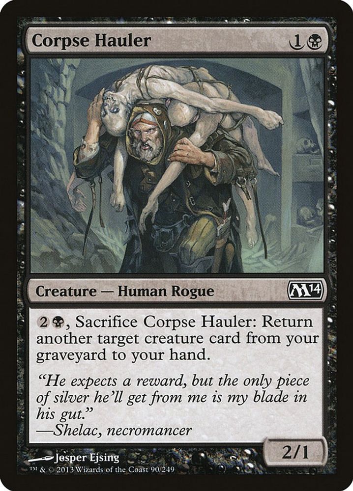 2013 Magic: The Gathering: Magic 2014 (M14) (M14) - Corpse Hauler (#90, Common) (, Near Mint)