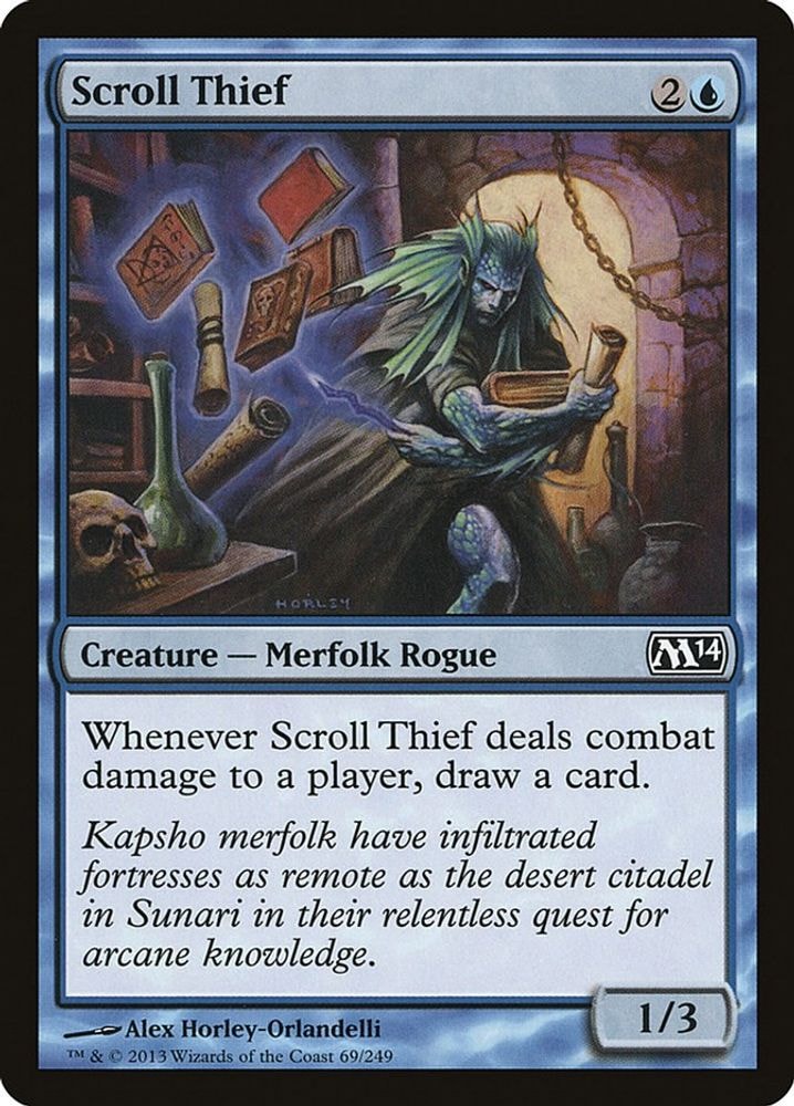 2013 Magic: The Gathering: Magic 2014 (M14) (M14) - Scroll Thief (#69, Common) (, Near Mint)