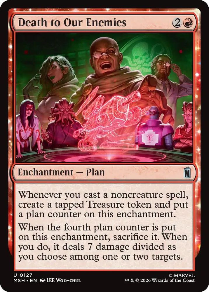 2026 Magic: The Gathering: Marvel Super Heroes (MSH) - Death to Our Enemies (#127, Uncommon) (, Near Mint)