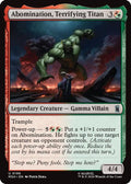 2026 Magic: The Gathering: Marvel Super Heroes (MSH) - Abomination Terrifying Titan (#198, Uncommon) (, Near Mint)