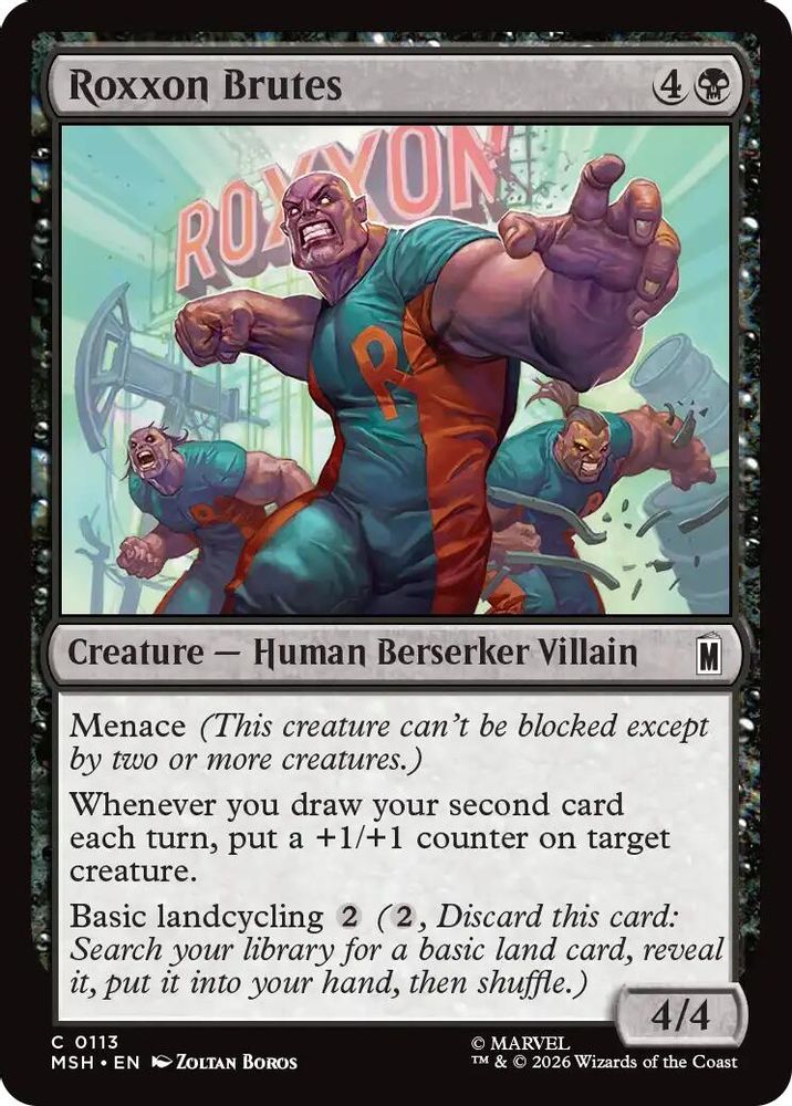 2026 Magic: The Gathering: Marvel Super Heroes (MSH) - Roxxon Brutes (#113, Common)