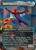 2026 Magic: The Gathering: Marvel Super Heroes (MSH) - Spider Man To the Rescue Borderless (#335, Uncommon) (, Near Mint)