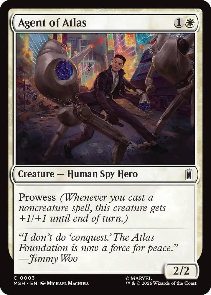 2026 Magic: The Gathering: Marvel Super Heroes (MSH) - Agent of Atlas (#3, Common)