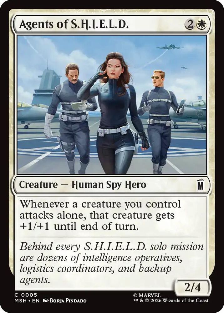 2026 Magic: The Gathering: Marvel Super Heroes (MSH) - Agents of SHIELD (#5, Common)