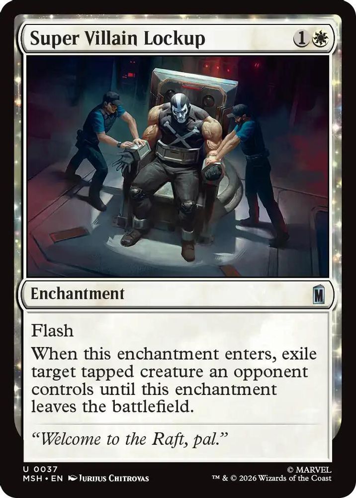 2026 Magic: The Gathering: Marvel Super Heroes (MSH) - Super Villain Lockup (#37, Uncommon) (, Near Mint)