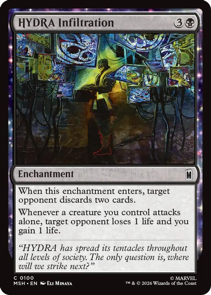 2026 Magic: The Gathering: Marvel Super Heroes (MSH) - HYDRA Infiltration (#100, Common) (, Near Mint)