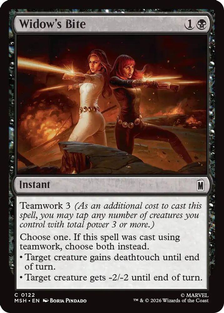 2026 Magic: The Gathering: Marvel Super Heroes (MSH) - Widows Bite (#122, Common) (, Near Mint)