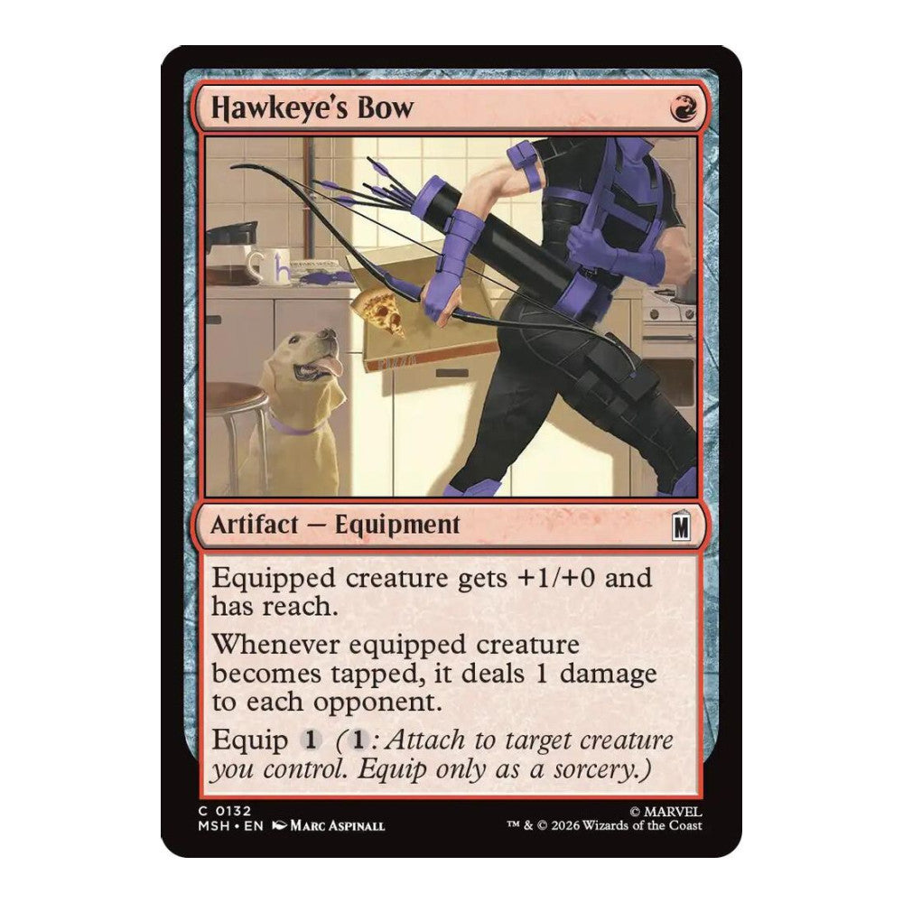 2026 Magic: The Gathering: Marvel Super Heroes (MSH) - Hawkeye's Bow (#132, Common) (, Near Mint)