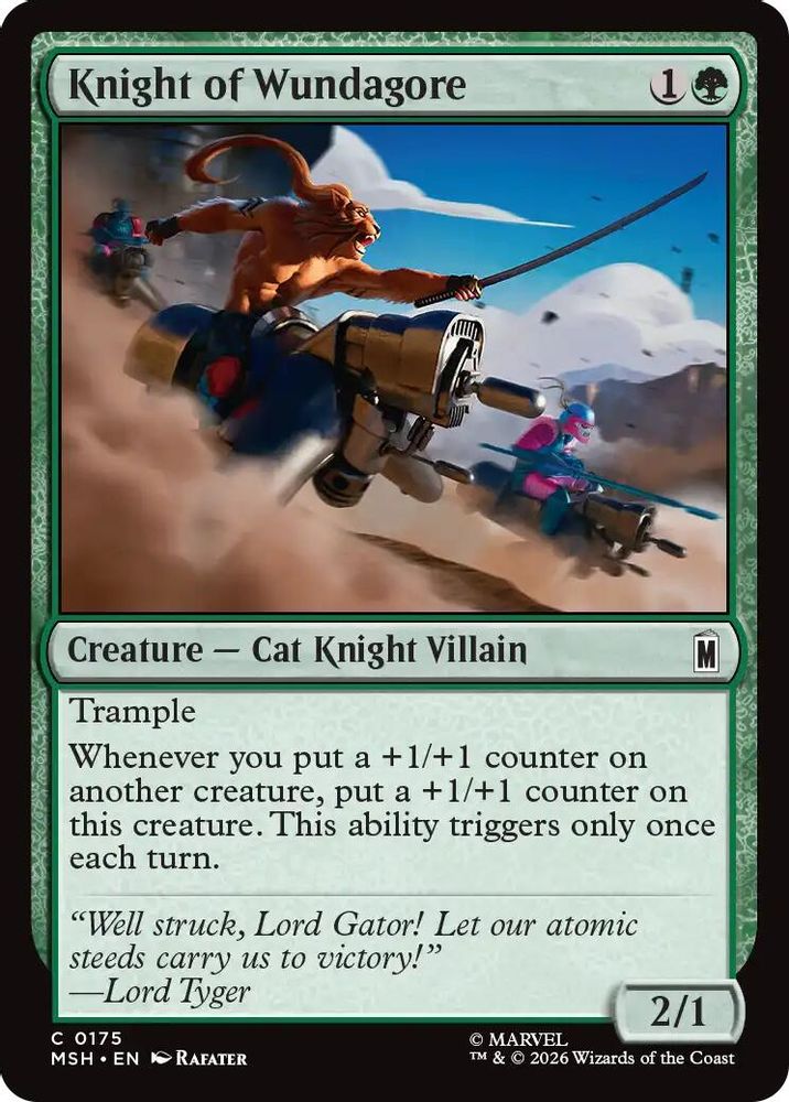 2026 Magic: The Gathering: Marvel Super Heroes (MSH) - Knight of Wundagore (#175, Common) (, Near Mint)
