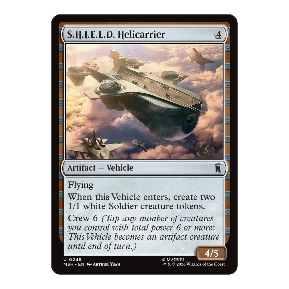 2026 Magic: The Gathering: Marvel Super Heroes (MSH) - S.H.I.E.L.D. Helicarrier (#249, Uncommon) (, Near Mint)