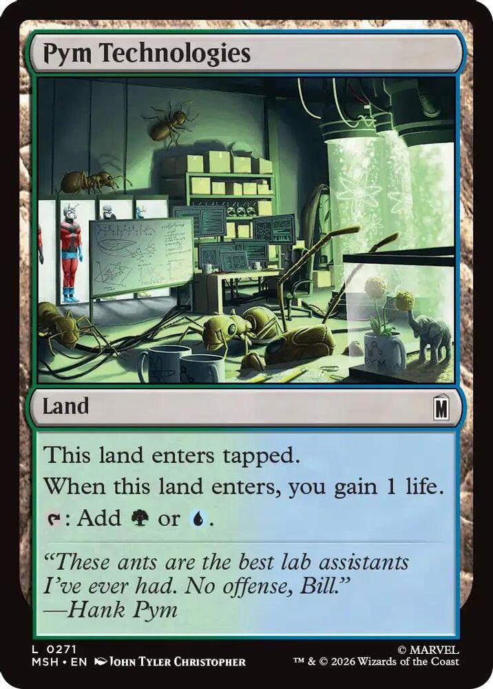 2026 Magic: The Gathering: Marvel Super Heroes (MSH) - Pym Technologies (#271, Land)