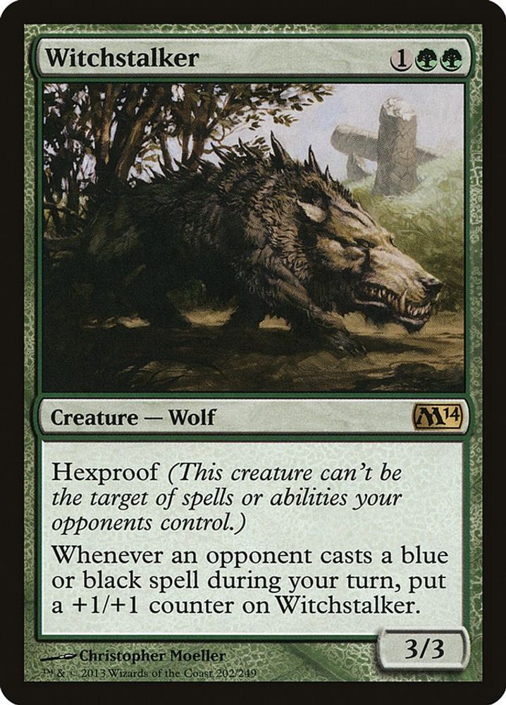 2013 Magic: The Gathering: Magic 2014 (M14) (M14) - Witchstalker (#202, Rare) (, Near Mint)