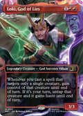 2026 Magic: The Gathering: Commander: Marvel Super Heroes (MSC) - Loki God of Lies Borderless (#512, Rare) (Foil, Near Mint)