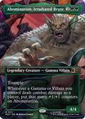 2026 Magic: The Gathering: Commander: Marvel Super Heroes (MSC) - Abomination Irradiated Brute Borderless (#511, Rare) (Foil, Near Mint)