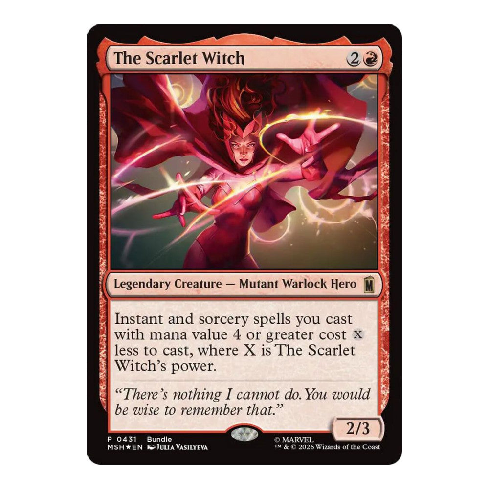 2026 Magic: The Gathering: Unique and Miscellaneous Promos (UMP) - The Scarlet Witch (#431, Promo) (Foil, Near Mint)