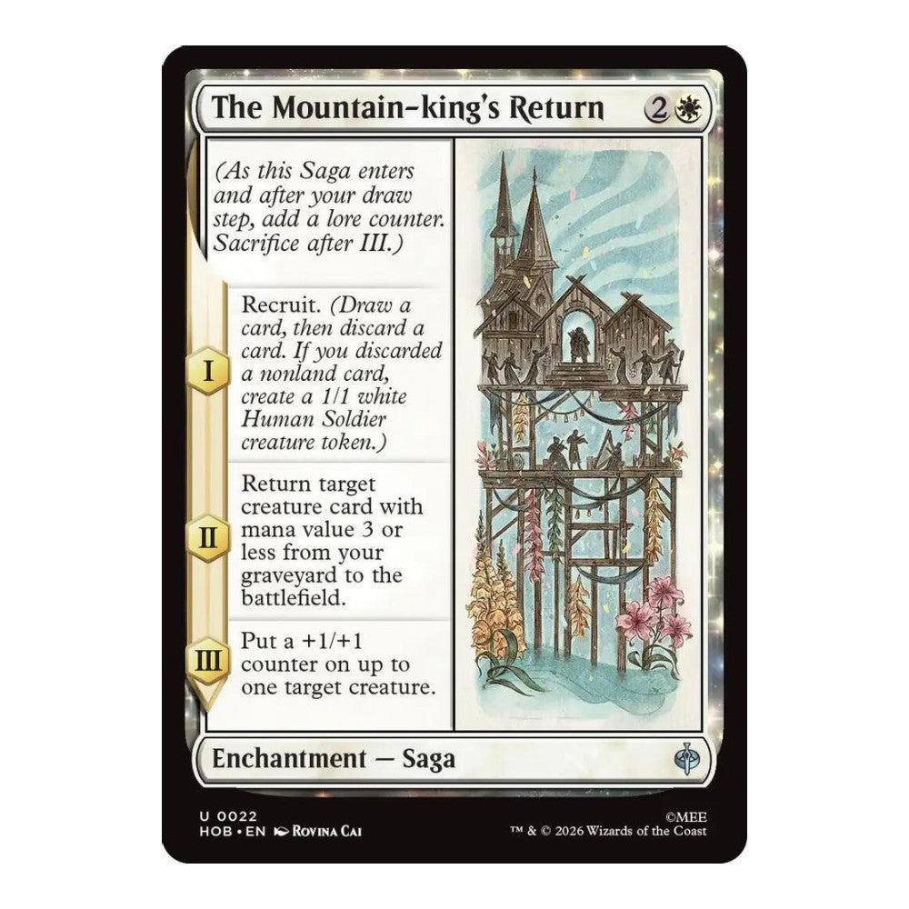 2026 Magic: The Gathering: The Hobbit (HOB) - The Mountain-king's Return (#22, Uncommon) (, Near Mint)