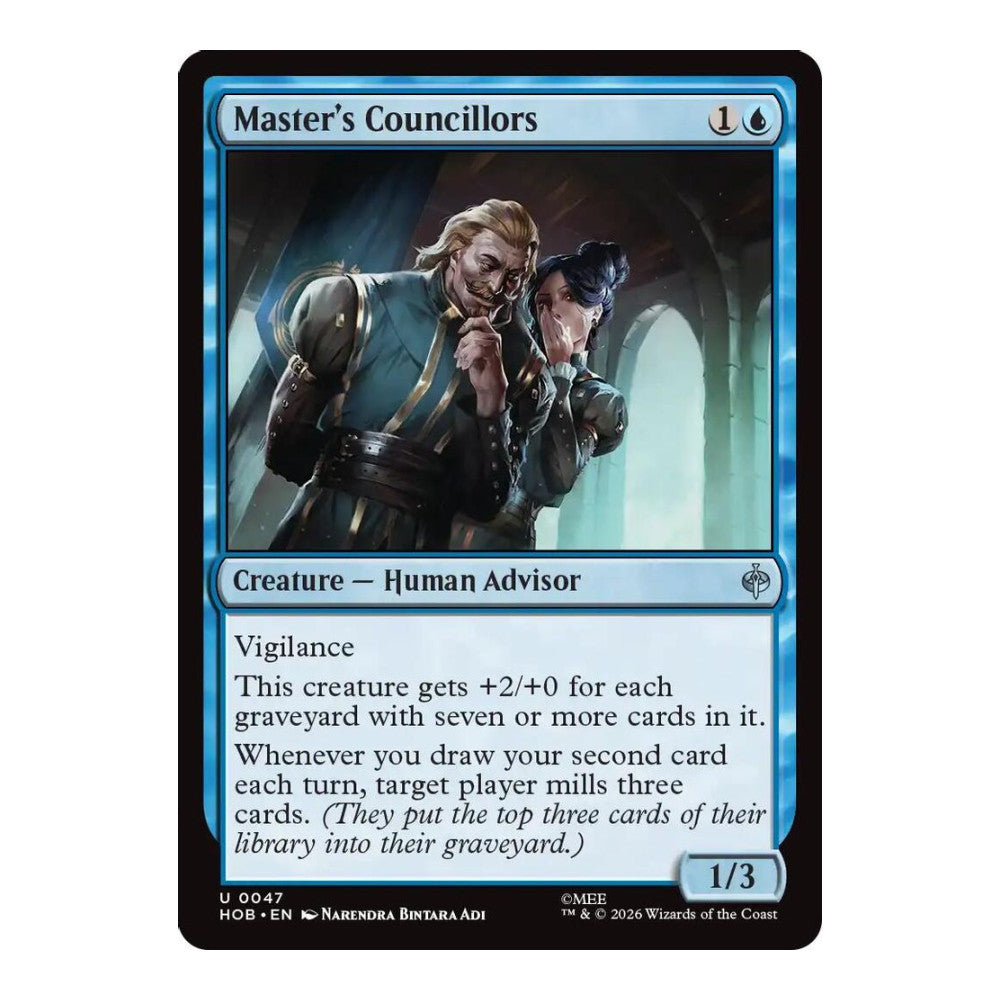 2026 Magic: The Gathering: The Hobbit (HOB) - Master's Councillors (#47, Uncommon) (, Near Mint)