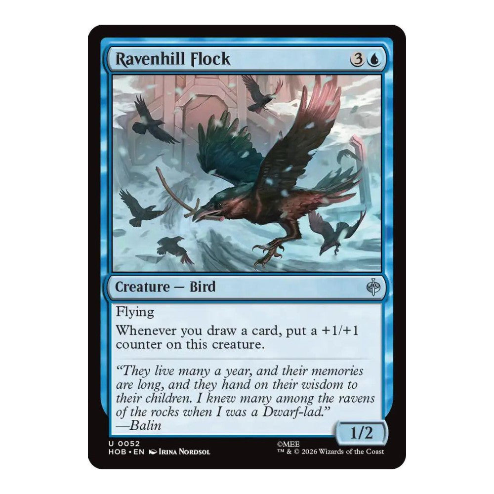 2026 Magic: The Gathering: The Hobbit (HOB) - Ravenhill Flock (#52, Uncommon) (, Near Mint)