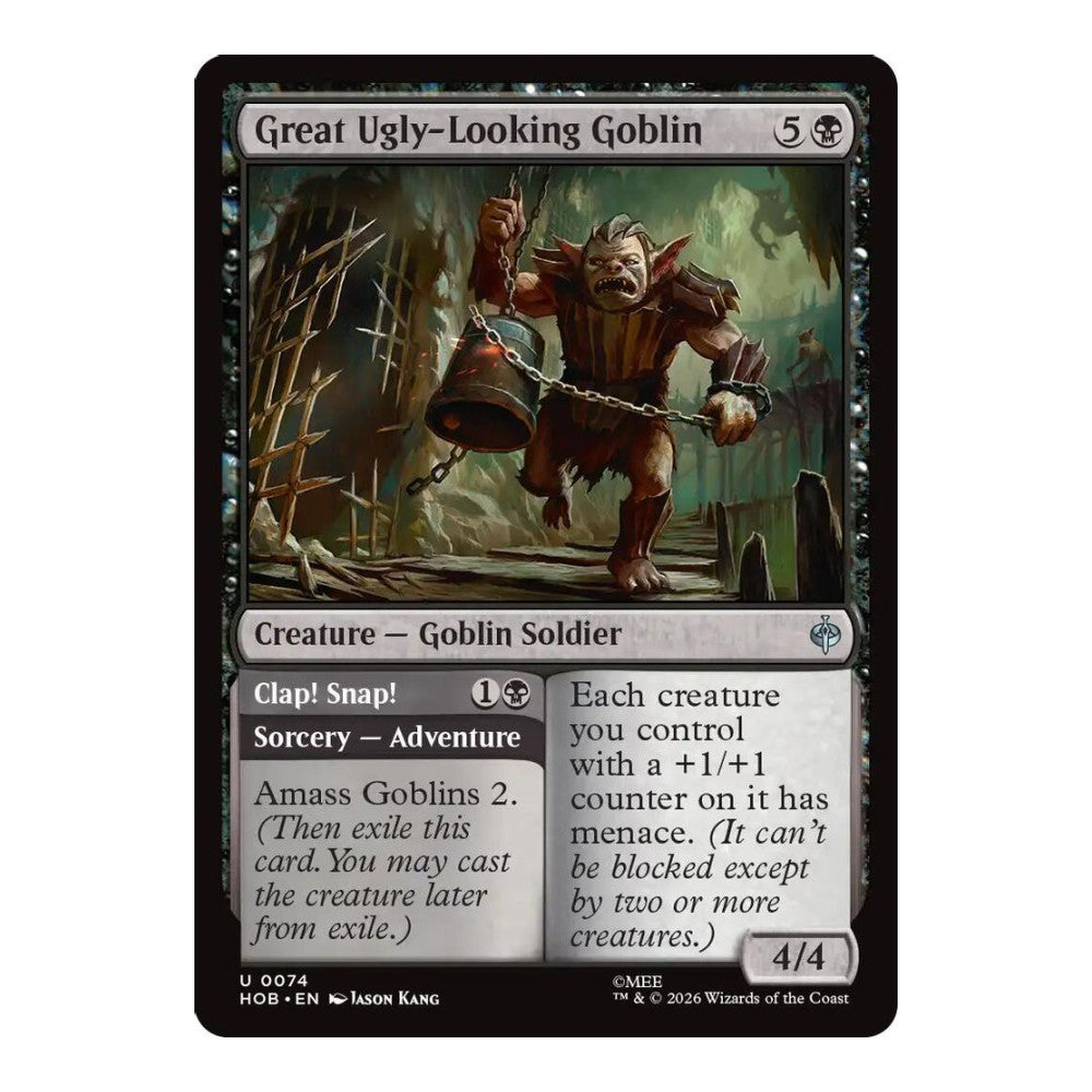 2026 Magic: The Gathering: The Hobbit (HOB) - Great Ugly-Looking Goblin (#74, Uncommon) (, Near Mint)