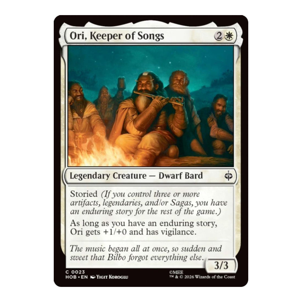 2026 Magic: The Gathering: The Hobbit (HOB) - Ori, Keeper of Songs (#23, Common) (, Near Mint)