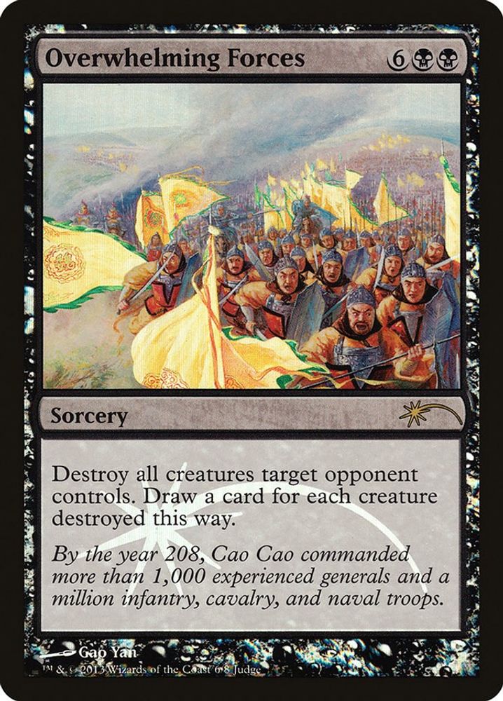 2026 Magic: The Gathering: Judge Promos (JDG) - Overwhelming Forces (#6, P) (Foil, Near Mint)