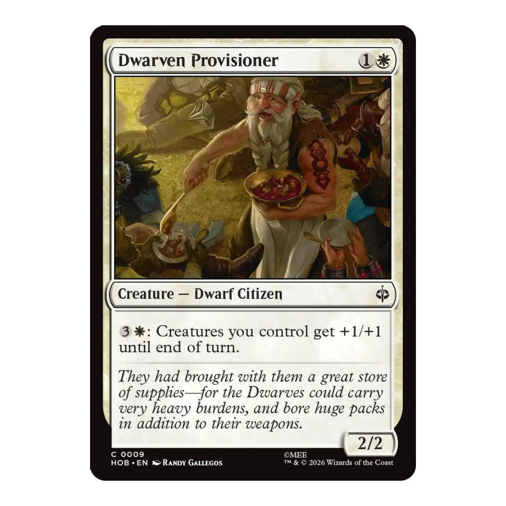 2026 Magic: The Gathering: The Hobbit (HOB) - Dwarven Provisioner (#9, Common) (, Near Mint)