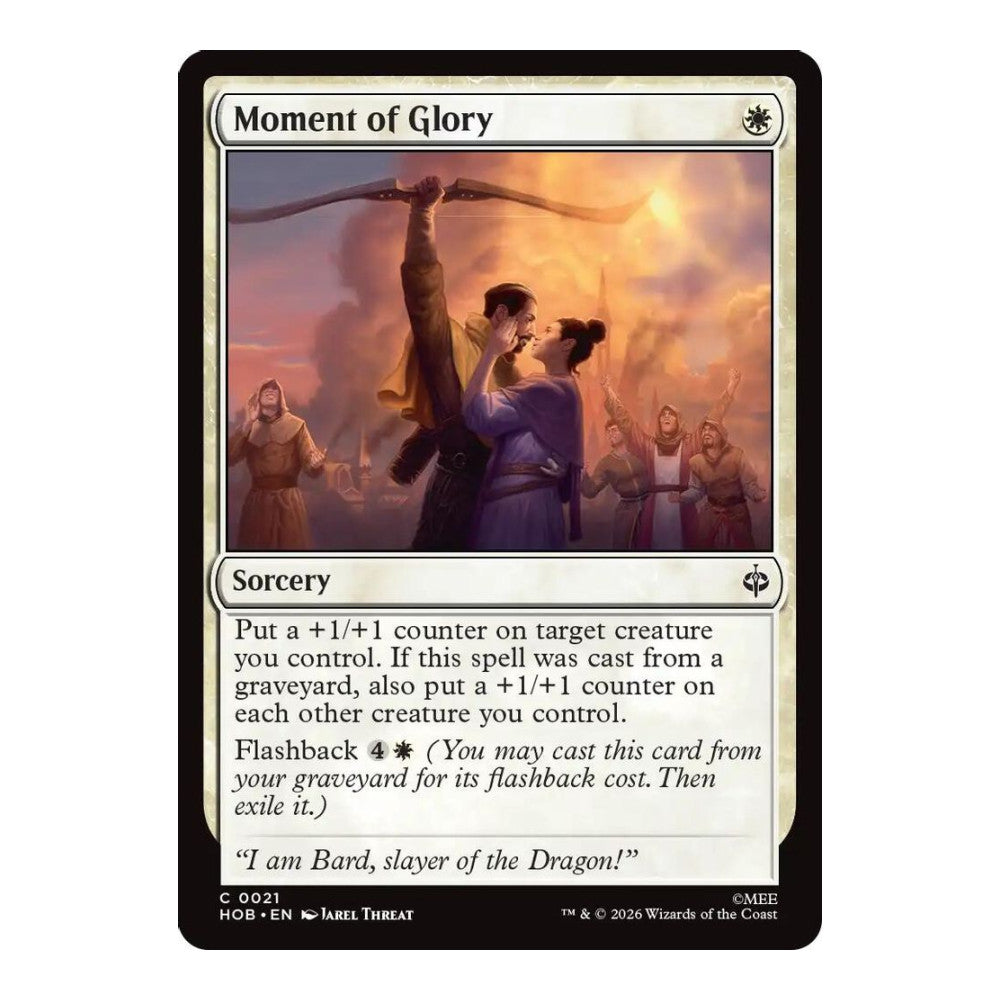 2026 Magic: The Gathering: The Hobbit (HOB) - Moment of Glory (#21, Common) (, Near Mint)