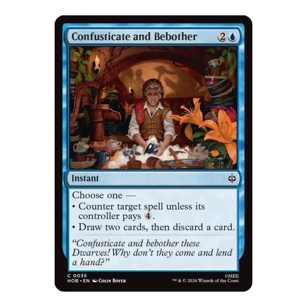 2026 Magic: The Gathering: The Hobbit (HOB) - Confusticate and Bebother (#35, Common) (, Near Mint)