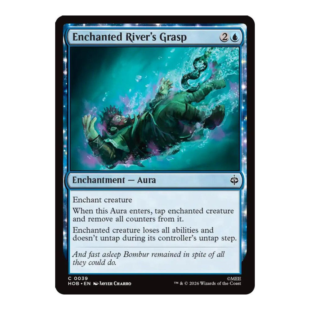 2026 Magic: The Gathering: The Hobbit (HOB) - Enchanted River's Grasp (#39, Common) (, Near Mint)