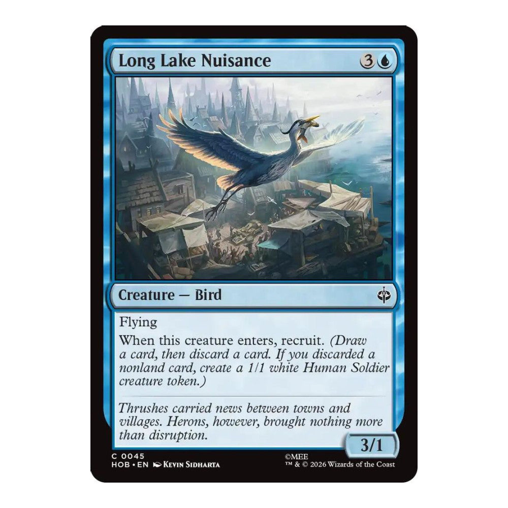 2026 Magic: The Gathering: The Hobbit (HOB) - Long Lake Nuisance (#45, Common) (, Near Mint)