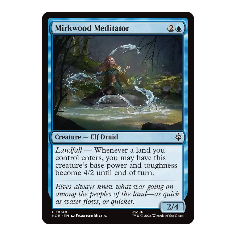 2026 Magic: The Gathering: The Hobbit (HOB) - Mirkwood Meditator (#48, Common) (, Near Mint)