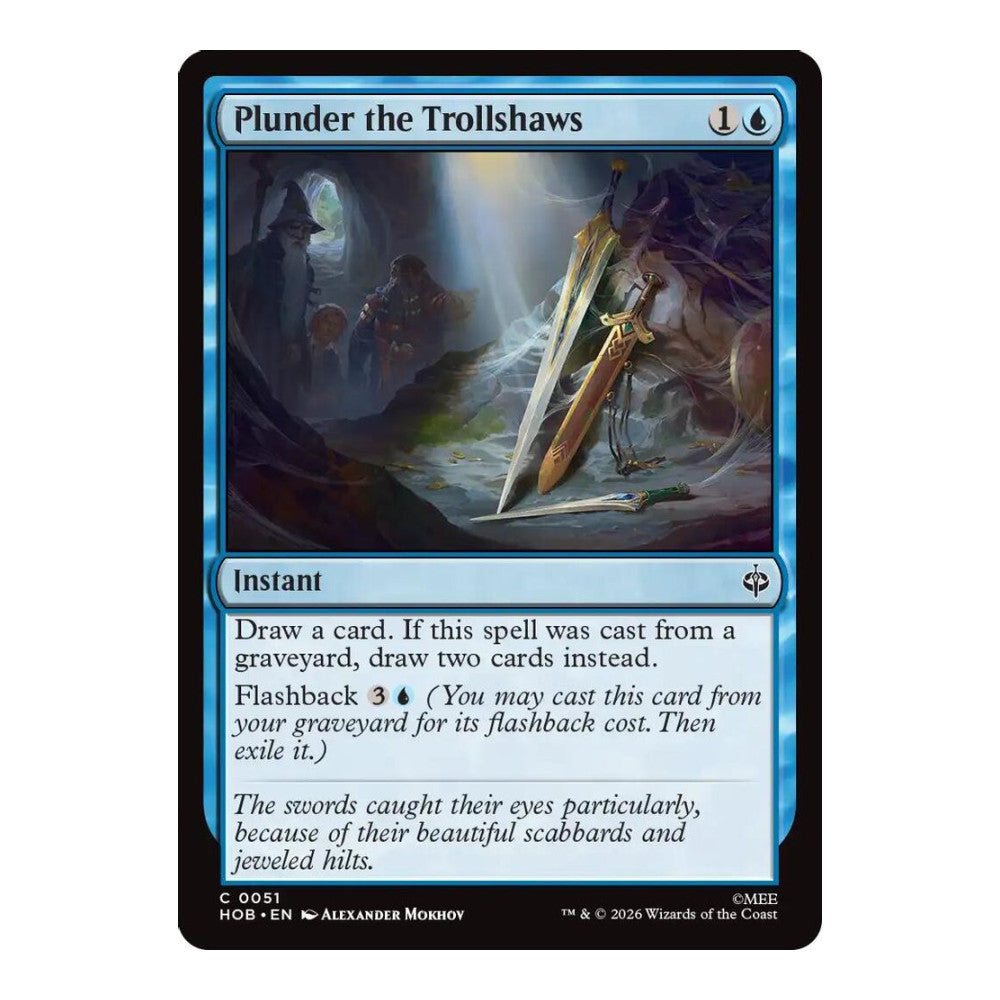 2026 Magic: The Gathering: The Hobbit (HOB) - Plunder the Trollshaws (#51, Common) (, Near Mint)
