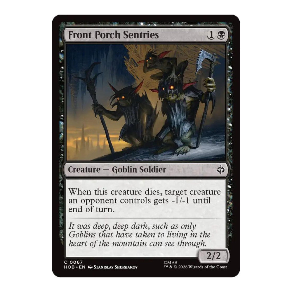 2026 Magic: The Gathering: The Hobbit (HOB) - Front Porch Sentries (#67, Common) (, Near Mint)