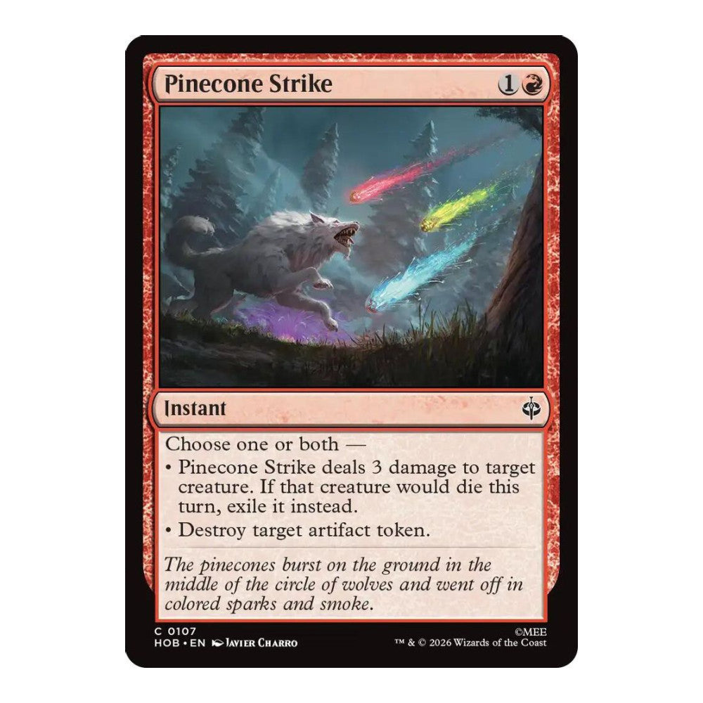 2026 Magic: The Gathering: The Hobbit (HOB) - Pinecone Strike (#107, Common) (, Near Mint)