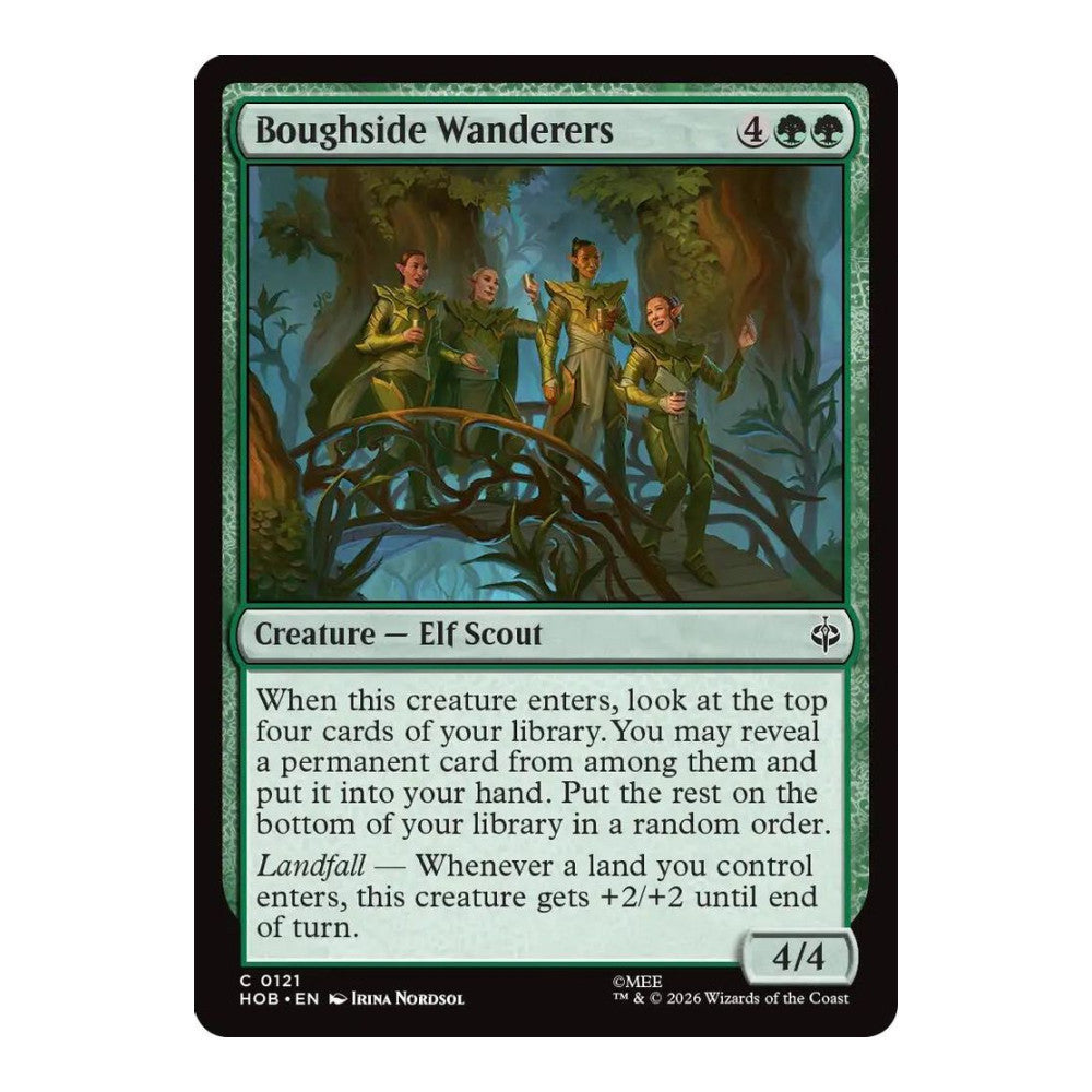 2026 Magic: The Gathering: The Hobbit (HOB) - Boughside Wanderers (#121, Common) (, Near Mint)