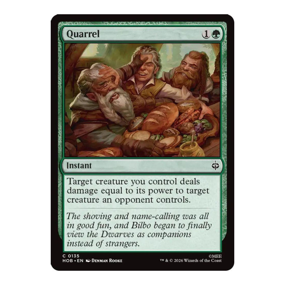 2026 Magic: The Gathering: The Hobbit (HOB) - Quarrel (#135, Common) (, Near Mint)
