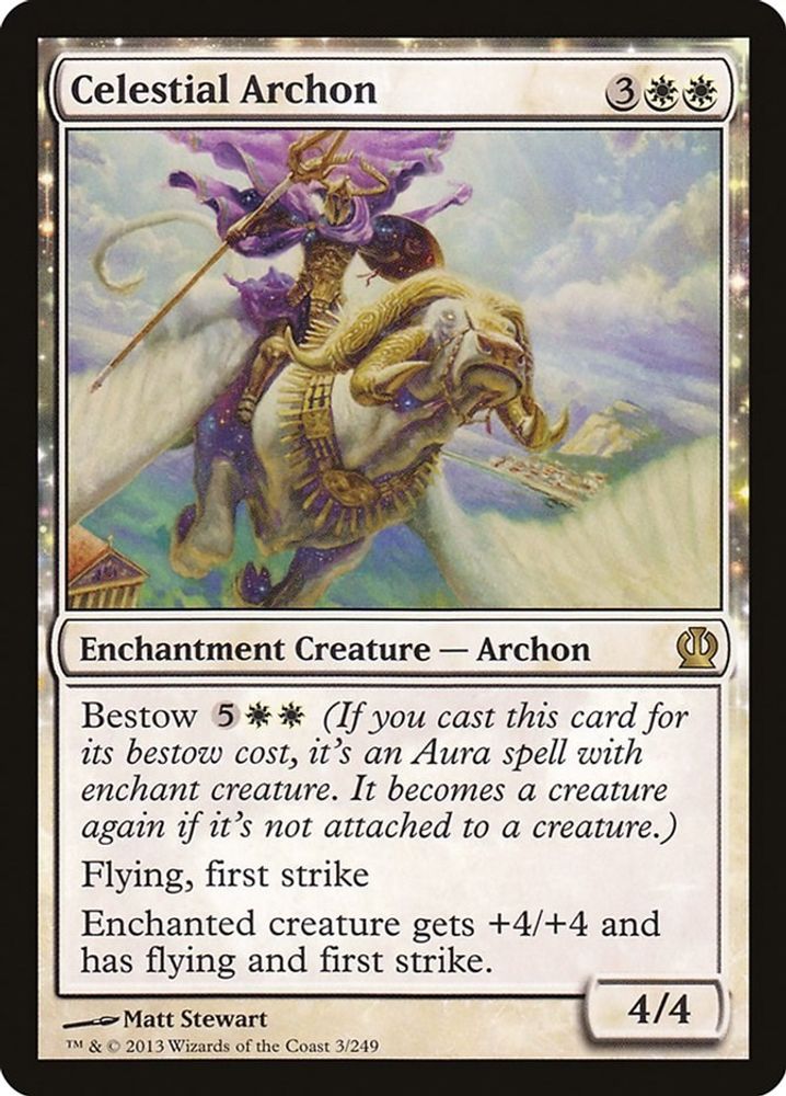 2013 Magic: The Gathering: Theros (THS) - Celestial Archon (#3, Rare) (, Near Mint)