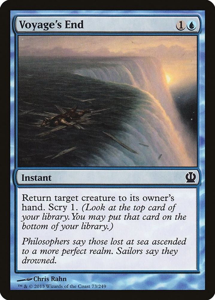 2013 Magic: The Gathering: Theros (THS) - Voyages End (#73, Common) (, Near Mint)